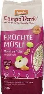 Früchte-Müsli, demeter, Campo Verde