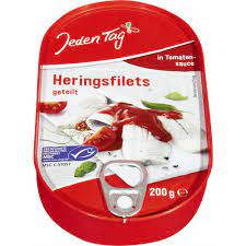 Heringsfilets MSC in Tomatensoße, Jeden Tag