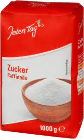 Jeden Tag Zucker Raffinade