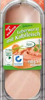 Leberwurst m. Kalbfleisch fein, gut & günstig