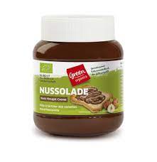 Nussolade,Nuss-Nougat-Creme, bio. Green Organic