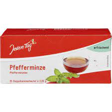 Pfefferminztee, Jeden Tag