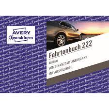 Avery Zweckform Fahrtenbuch 222