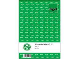 Sigel Kassenberichte