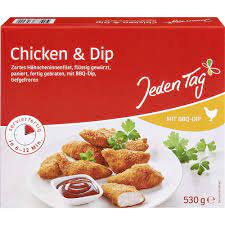 Chicken & Dip, Mit BBQ-Dip, Jeden Tag