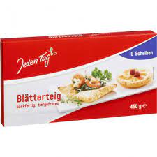 Blätterteig, Jeden Tag