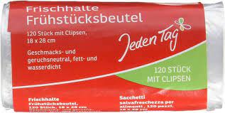 Frühstücks-beutel 18 x 28 cm, Jeden Tag