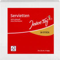 Servietten Weiß