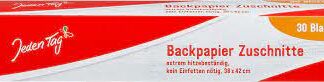 Backpapier-Zuschnitte, Jeden Tag