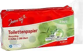 Toilettenpapier 3-LAGIG recy. Jeden Tag