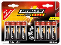 Batterien AA Mignon, 1,5 V, LR6, gut & günstig