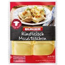 Maultaschen mit Rindfleisch, Bürger