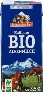 H-Milch 3,5%, bio, Berchtesgadener Land