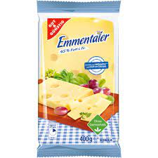Käse Emmentaler am Stück, 45% Fett, gut & günstig