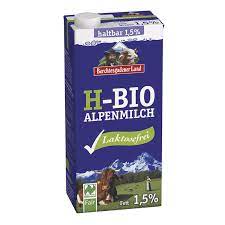 H-Alpenmilch laktosefrei, BIO, 1,5 %, Berchtesgadener Land
