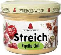 Streich Paprika-Chili glutenfrei, bio, Zwergenwiese