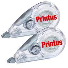printus Korrekturroller 2er,5mm x 8 m, weiß
